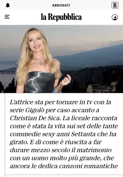 Gloria Guida Desnuda 19951