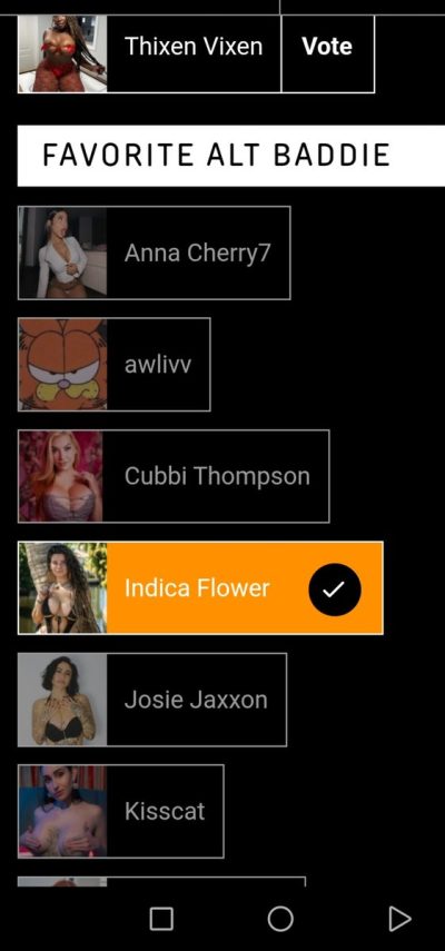 Indica Flower Nackt 15037