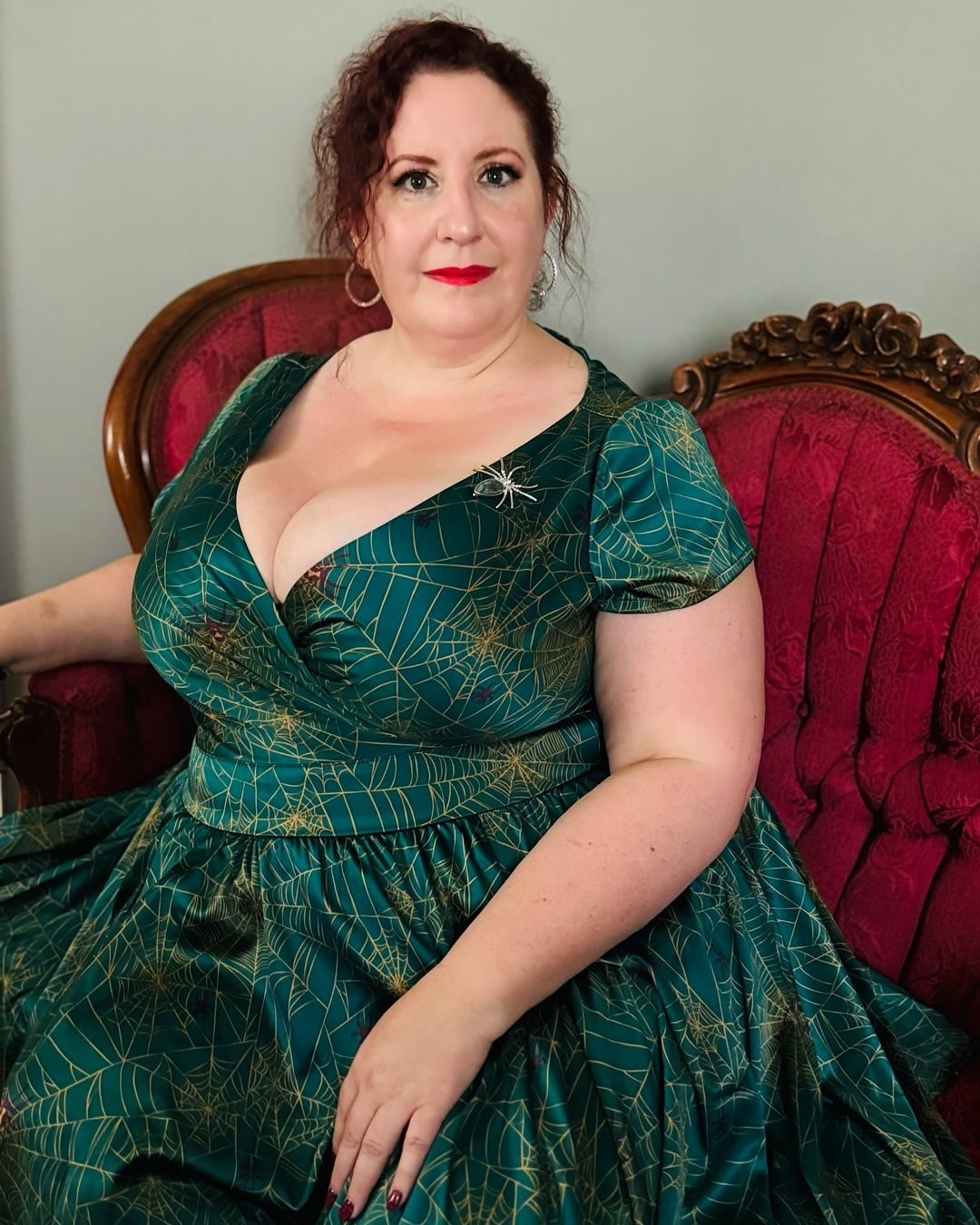 Bodacious Big Mama Red nude 1