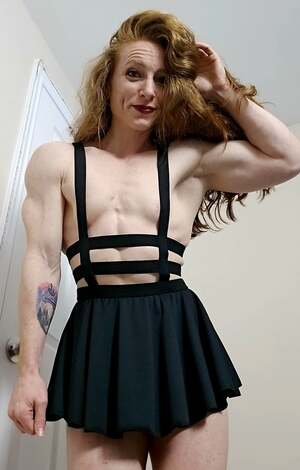 Fit Little Redhead nude 4