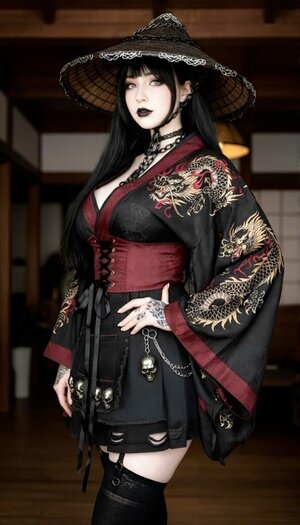 Goth Girl Anna nude 2