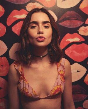 Lily Collins nude 8
