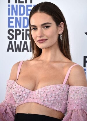 Lily James nude 9